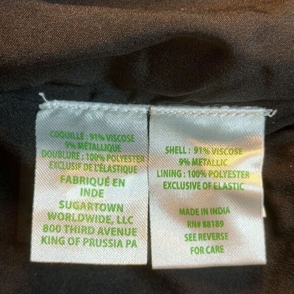 Lilly Pulitzer Rowe Long Sleeve Gold Metallic Polka Dot Top NWT - Picture 12 of 14